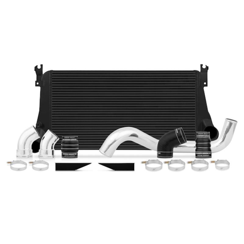 Mishimoto 06-10 Chevy 6.6L Duramax Intercooler Kit w/ Pipes (Black) - DTX Performance