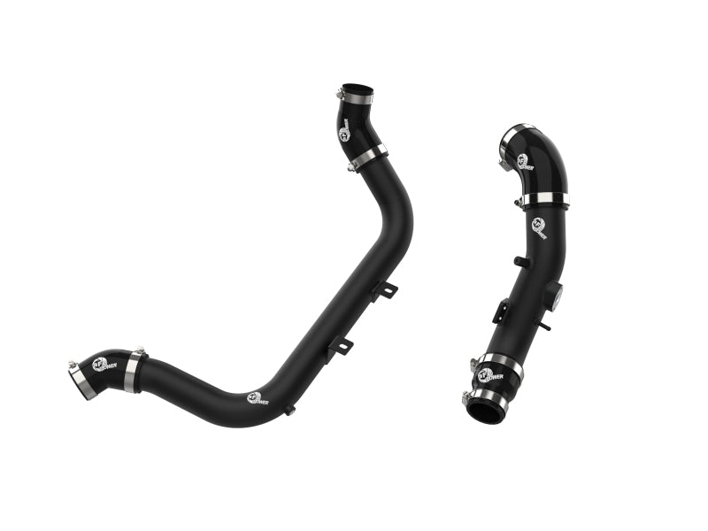 aFe BladeRunner Aluminum Hot and Cold Charge Pipe Kit Black 17-20 Hyundai Elantra GT L4-1.6L (t) - DTX Performance