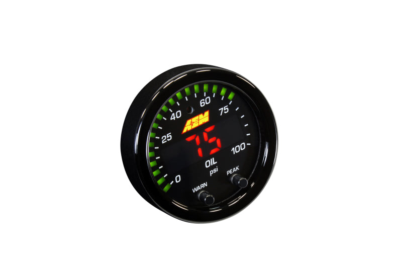 AEM X-Series Pressure 0-100psi Gauge Kit - DTX Performance