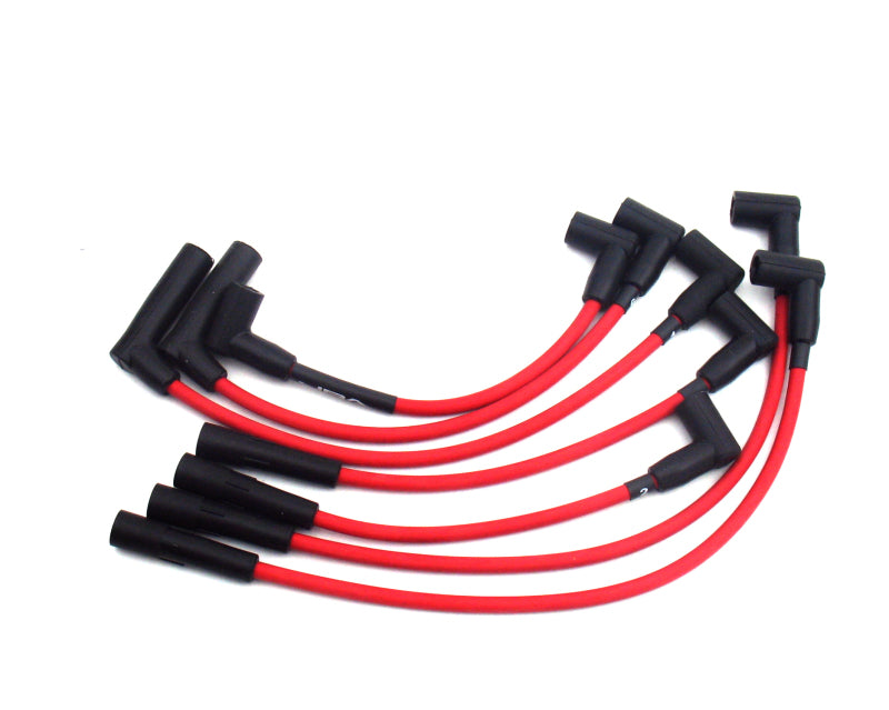 JBA 91-00 Jeep 4.0L Ignition Wires - Red - DTX Performance