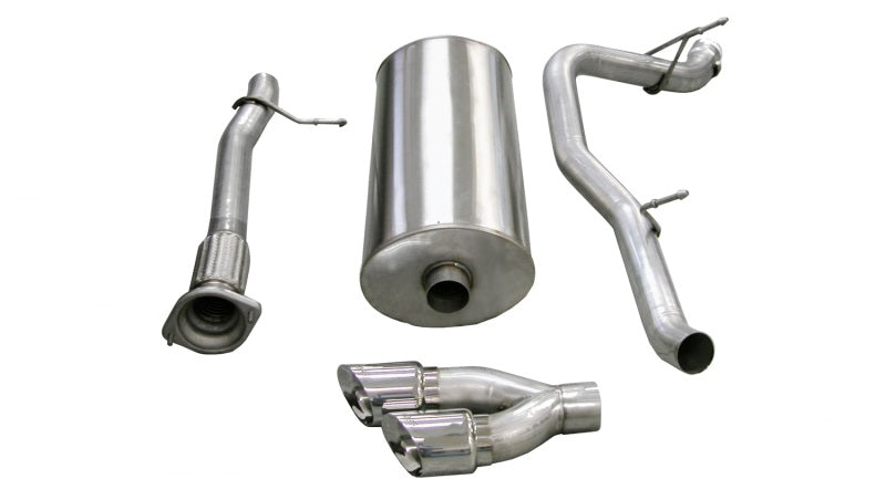 Corsa 07-10 Cadillac Escalade ESV 6.2L V8 Polished Sport Cat-Back Exhaust - DTX Performance