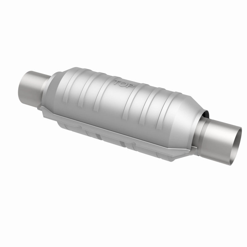 MagnaFlow Catalytic Converter 2 in Inlet 2 in Outlet 11 in Length SS - DTX Performance