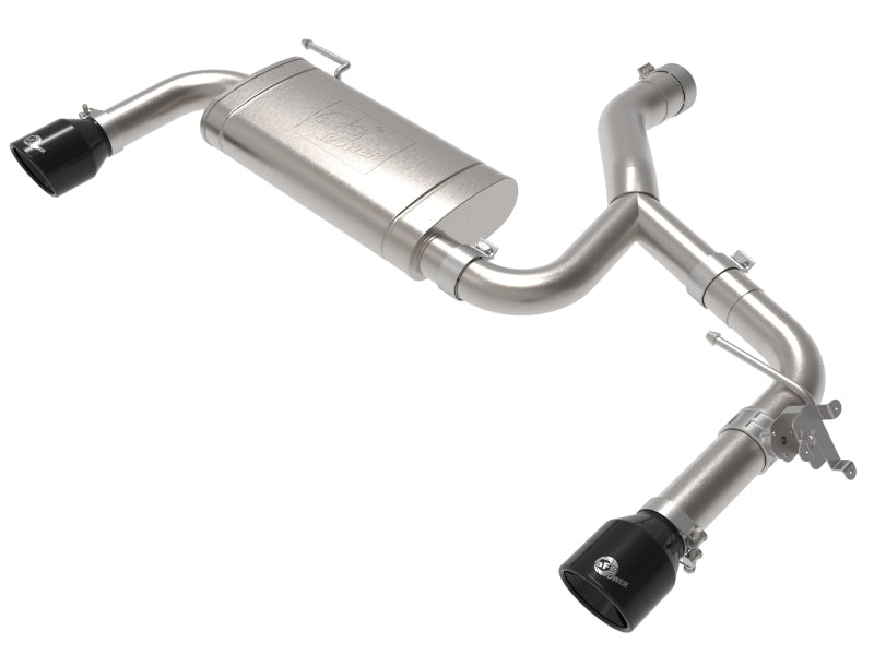 aFe MACHForce XP Exhausts Axle-Back 15-21 BMW X1 2.0L (t) (SS w/Black Tips) - DTX Performance