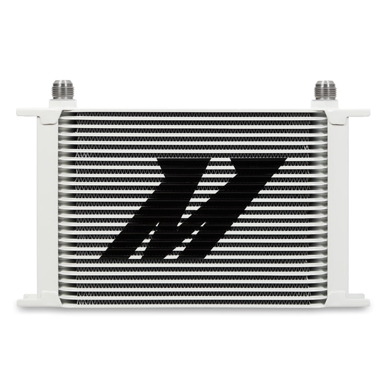 Mishimoto Universal 25 Row Oil Cooler Kit - White - DTX Performance