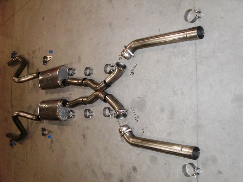 Stainless Works Chevy Chevelle Small/Big Block 1968-72 Exhaust 3in System with X-pipe - DTX Performance