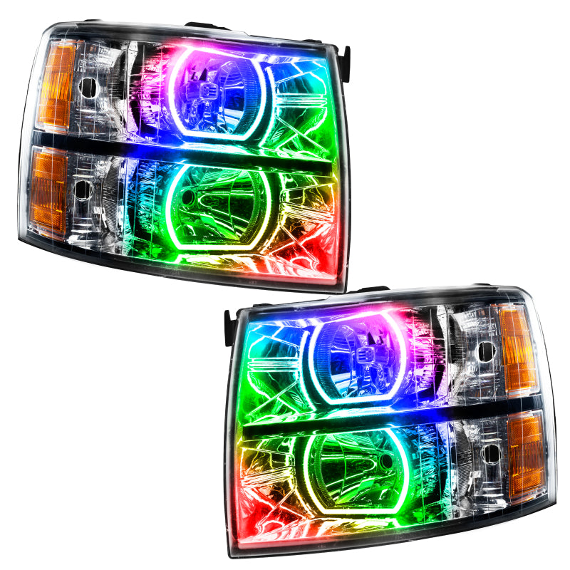 Oracle 07-13 Chevrolet Silverado SMD HL - Square Style - ColorSHIFT - DTX Performance