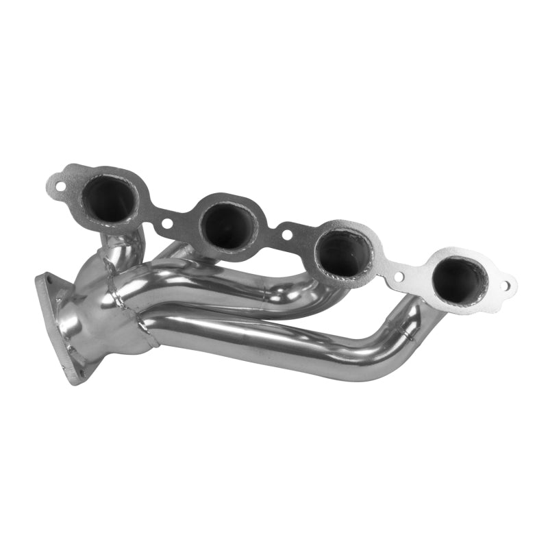 BBK 14-18 GM Truck 5.3/6.2 1 3/4in Shorty Tuned Length Headers - Polished Silver Ceramic - DTX Performance