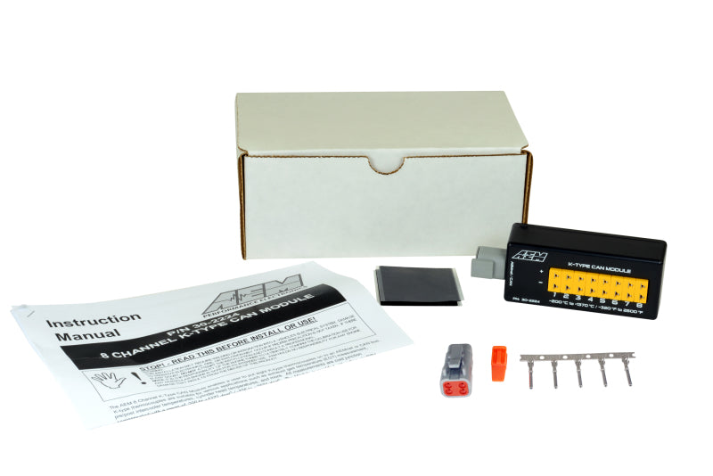 AEM 8 Channel K-Type Thermocouple EGT CAN Module - DTX Performance