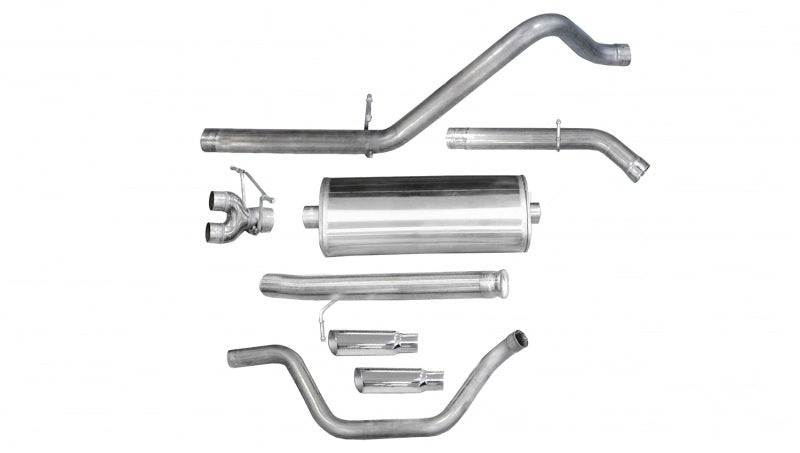 Corsa/dB 09-13 Chevrolet Silverado Reg. Cab/Std. Bed 1500 4.8L V8 Polished Sport Cat-Back Exhaust - DTX Performance