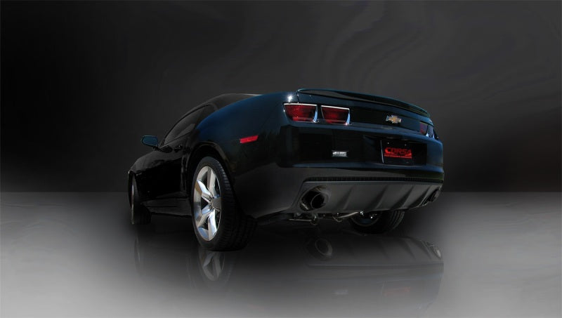 Corsa 10-14 Chevrolet Camaro Convertible SS 6.2L V8 Manual Black Sport Cat-Back + XO Exhaust - DTX Performance