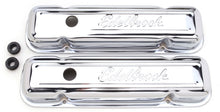 Load image into Gallery viewer, Edelbrock Valve Cover Signature Series Pontiac 1962-1979 301-455 CI V8 Low Chrome - DTX Performance