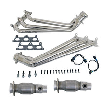 Load image into Gallery viewer, BBK 10-11 Camaro V6 Long Tube Exhaust Headers With Converters - 1-5/8 Chrome - DTX Performance