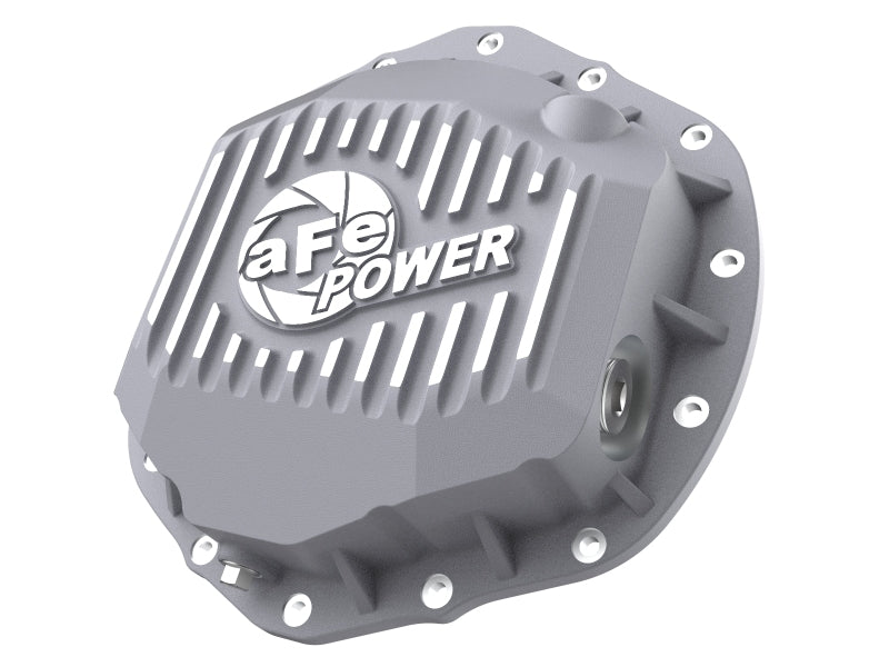 aFe Street Series Rear Differential Cover Raw w/ Machined Fins 19-20 Ram 2500/3500 - DTX Performance