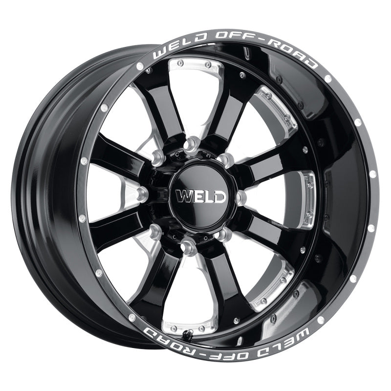 Weld Off-Road W125 20X10 Granada Six 6X135 ET-18 BS4.75 Gloss Black MIL 87.1 - DTX Performance