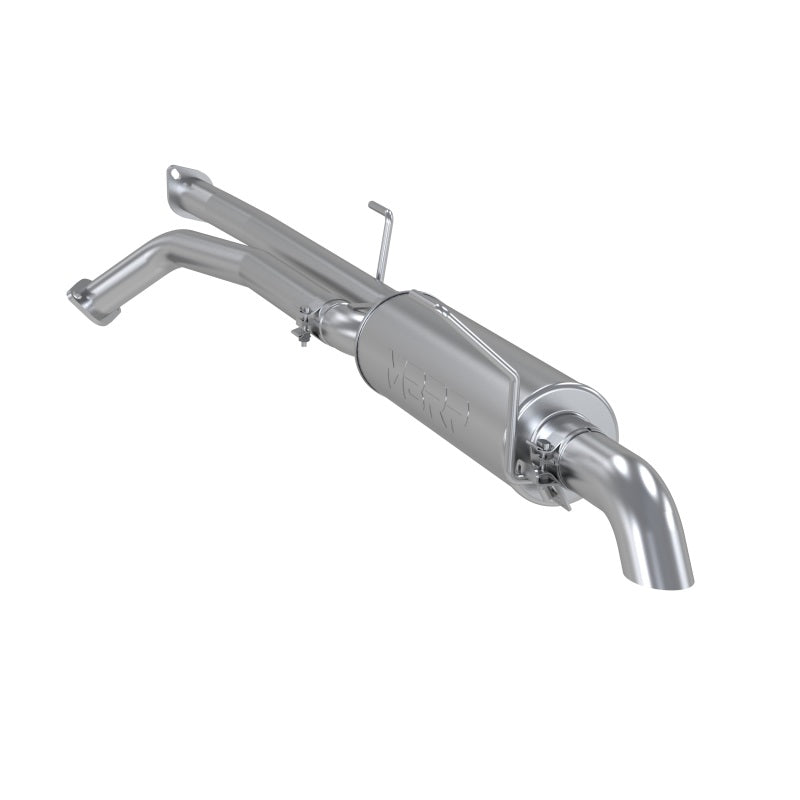 MBRP 07-08 Toyota Tundra Cat Back Turn Down Single Side Aluminized Exhaust - DTX Performance