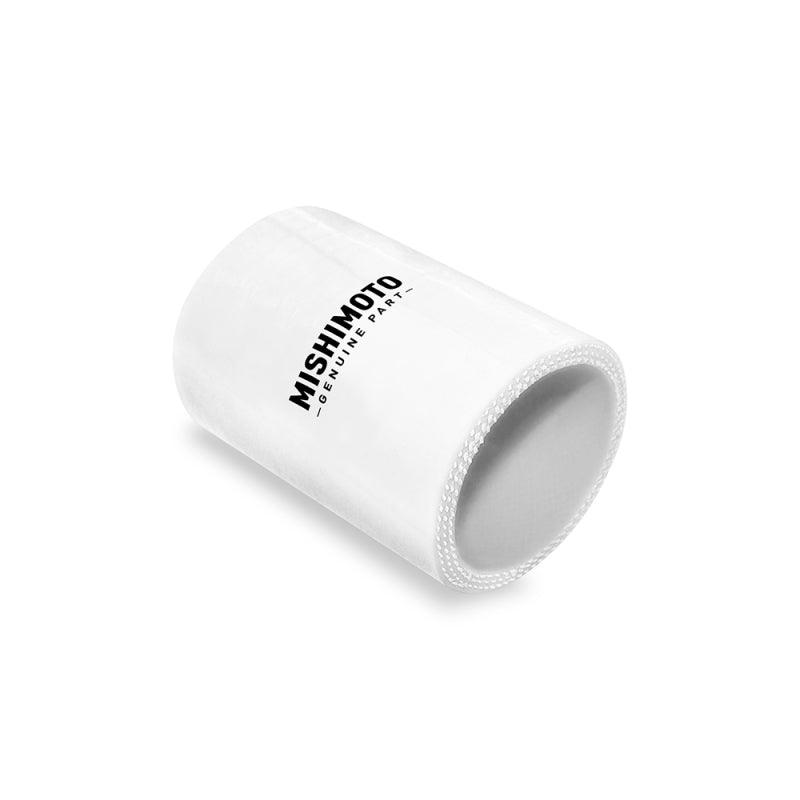 Mishimoto 1.5in. Straight Coupler White - DTX Performance