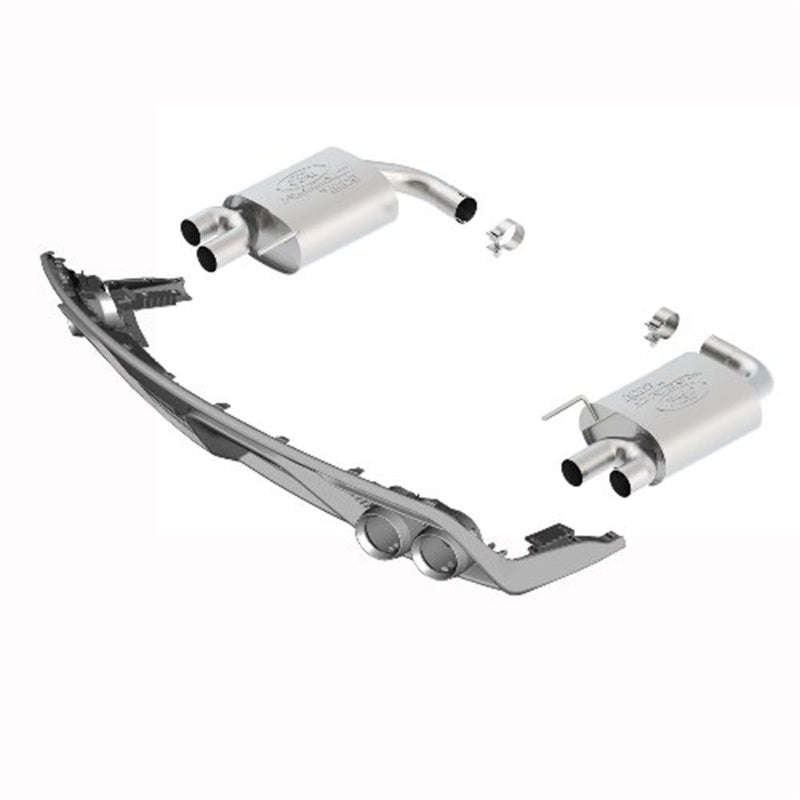 Ford Racing 2015 Ford Mustang 5.0L Touring Muffler Kit w/ GT350 Tips - DTX Performance