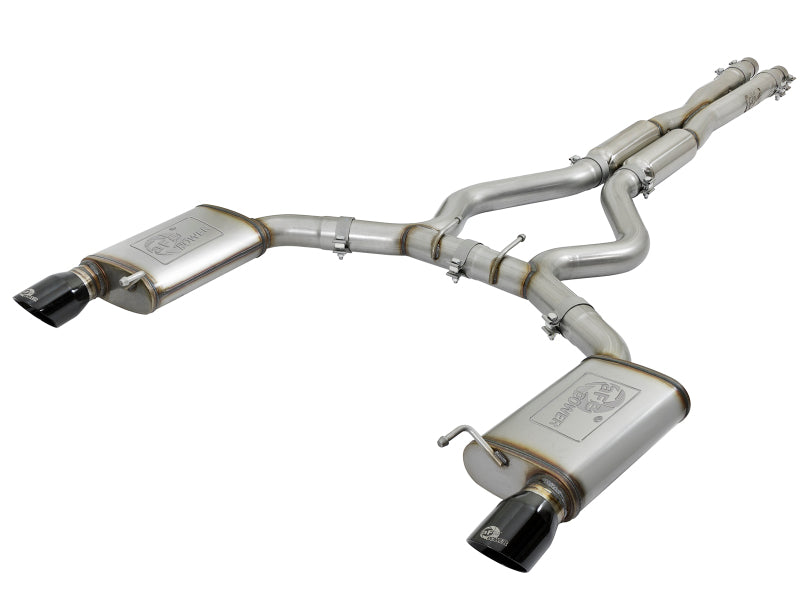 aFe 20-22 Audi RS6 Avant V8 4L (tt) MACH Force-Xp 3in to 2.5in 304 SS Cat-Back Exhaust w/ Black Tip - DTX Performance