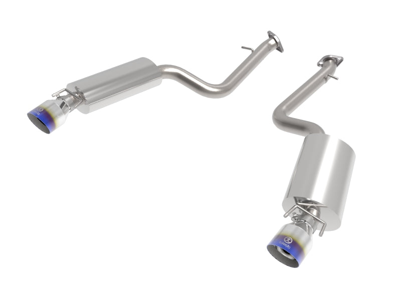 aFe Lexus IS350 14-22 V6-3.5L Takeda Axle-Back Exhaust System- Blue Tip - DTX Performance