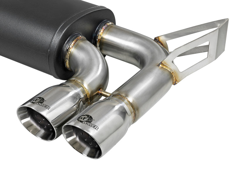 aFe MACH Force-Xp 2.5in 304 SS Cat-Back Exhaust w/ Polished Tips 01-06 BMW M3 - DTX Performance