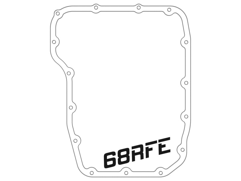 aFe Transmission Pan (Black w/ Machined Fins) 13-19 Dodge Diesel Trucks L6-6.7L (td) - DTX Performance