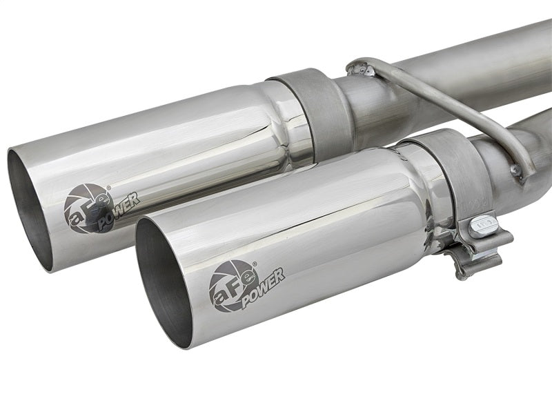 aFe Rebel Series 3in SS Cat-Back Exhaust System w/ Polished Tip 04-15 Nissan Titan V8 5.6L - DTX Performance