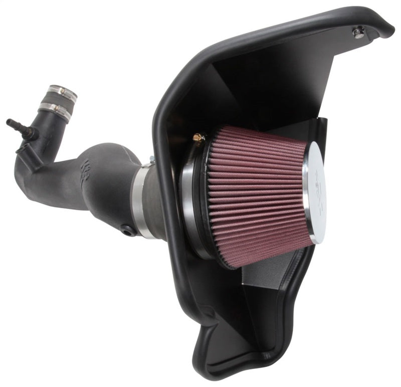 K&N 2018 Ford Mustang L4-2.3L F/I Aircharger Performance Intake - DTX Performance