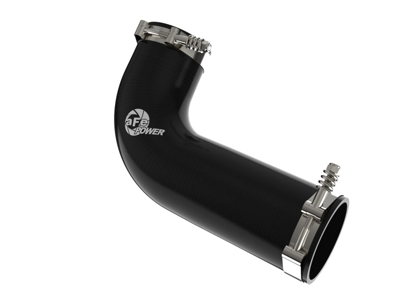 afe 08-10 Ford Trucks V8-6.4L (td) BladeRunner 3 IN Aluminum Hot Charge Pipe - Black - DTX Performance