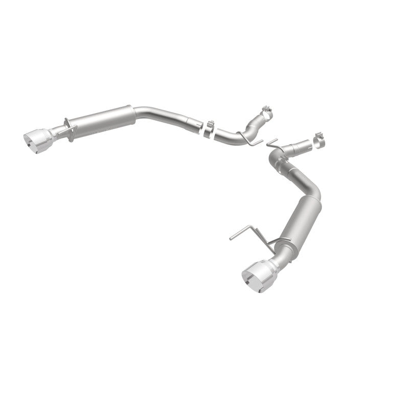 MagnaFlow Axle Back, SS, 2.5in, Competition, Dual Split Polish 4.5in Tip 2015 Ford Mustang Ecoboost - DTX Performance