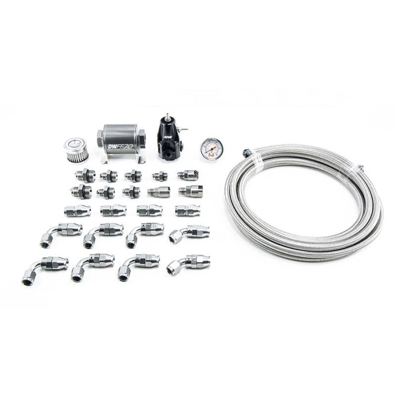 DeatschWerks 10-15 Chevy Camaro X2 Series Pump Module -6AN CPE Plumbing Kit - DTX Performance