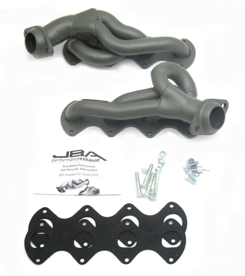 JBA 05-10 Ford F-Series 5.4L 3V 1-5/8in Primary Ti Ctd Cat4Ward Header - DTX Performance