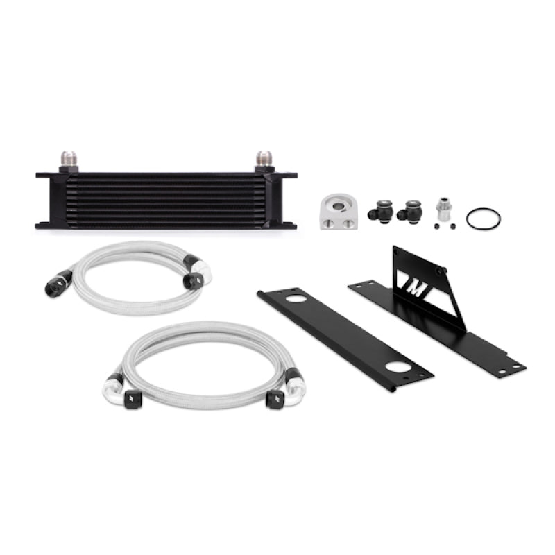 Mishimoto 01-05 Subaru WRX/STi Oil Cooler Kit - Black - DTX Performance