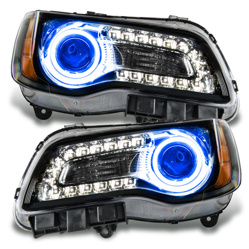 Oracle 11-14 Chrysler 300C SMD HL - Black - NON HID - Blue - DTX Performance