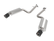 Load image into Gallery viewer, aFe Lexus IS350 14-22 V6-3.5L Takeda Axle-Back Exhaust System- Carbon Fiber Tip - DTX Performance