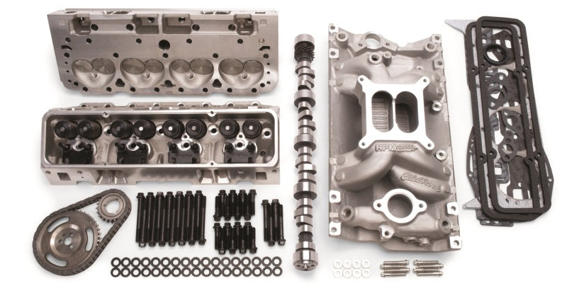 Edelbrock 435Hp Total Power Package Top-End Kit for Use On 1987 And Later SB-Chevy w/ Oe Lifters - DTX Performance