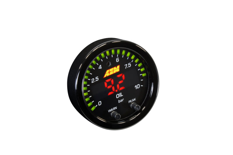 AEM X-Series 0-150 Oil Pressure Gauge Kit - DTX Performance