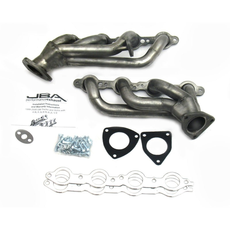 JBA 99-02 GM Truck 6.0L LS w/o A.I.R. w/EGR 1-5/8in Primary Raw 409SS Cat4Ward Header - DTX Performance