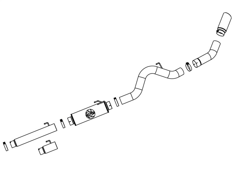 aFe MACHForce XP Exhaust 5in Cat-Back SS 04.5-07 Dodge Diesel Trucks L6-5.9L (td) - DTX Performance