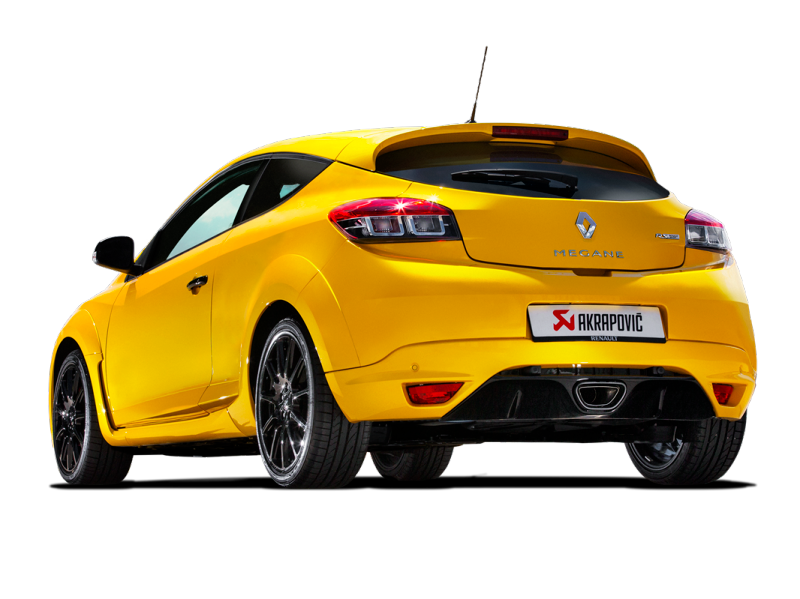 Akrapovic 10-16 Renault Megane Coupe RS Evolution Line Cat Back (Titanium) w/ Carbon Tips - DTX Performance