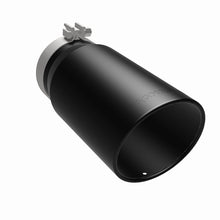 Load image into Gallery viewer, MagnaFlow Tip Stainless Black Coated Single Wall Round Single Outlet 6in Dia 5in Inlet 13in L - DTX Performance