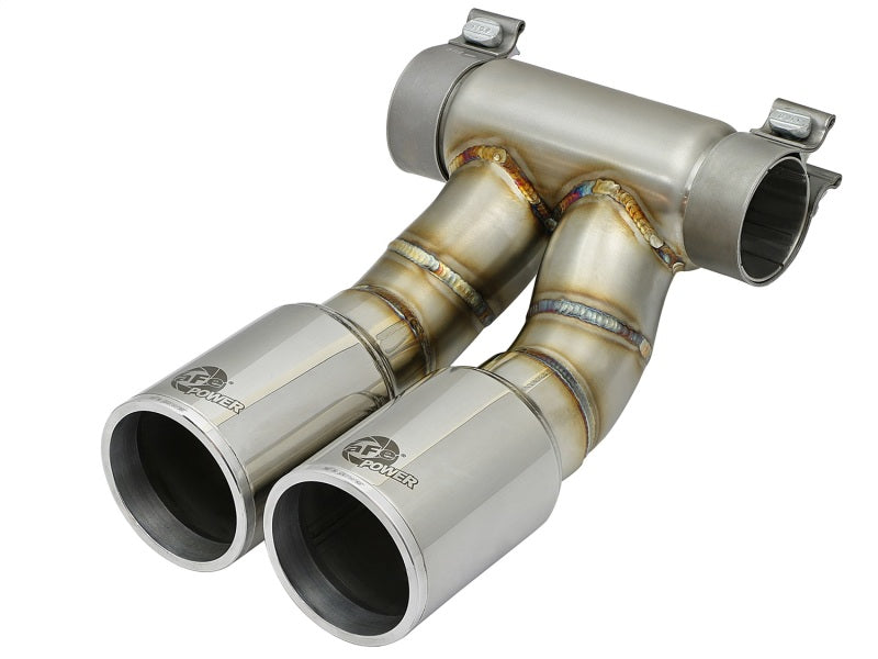 aFe Power 13-14 Porsche Cayman S / Boxster S Polish Exhaust Tip Upgrade - DTX Performance