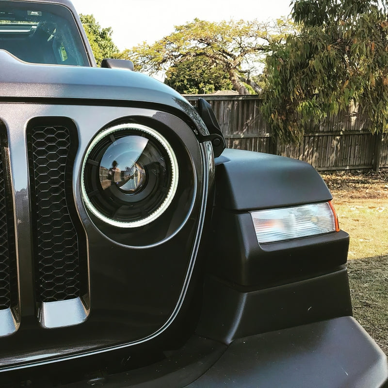 Oracle Oculus Bi-LED Projector Headlights for Jeep JL/Gladiator JT - Matte Black - 5500K - DTX Performance