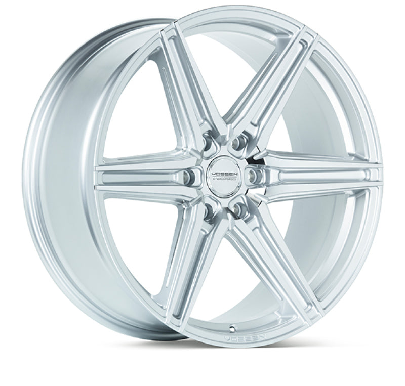 Vossen HF6-2 24x10 / 6x135 / ET25 / Deep Face / 87.1 - SMP - Silver Polished Wheel - DTX Performance