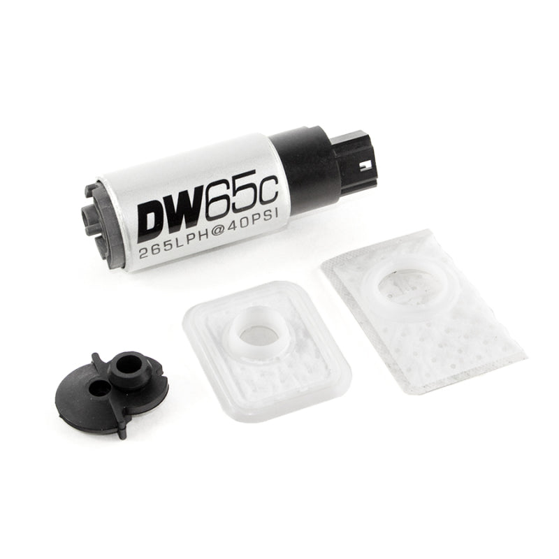 DeatschWerks 97-04 Jeep Wrangler 2.5L/4.0L DW65C 265lph Compact Fuel Pump w/ Install Kit - DTX Performance