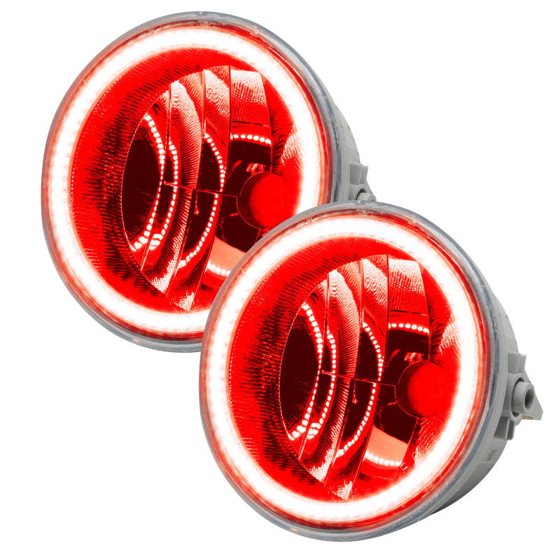 Oracle Lighting 06-10 Ford F-150 Pre-Assembled LED Halo Fog Lights -Red - DTX Performance