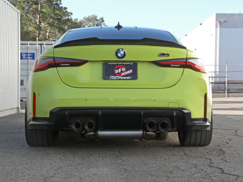 aFe MACHForce XP Exhausts Cat-Back SS 19-21 BMW M2 Competition L6-3.0L w/Carbon Tips - DTX Performance