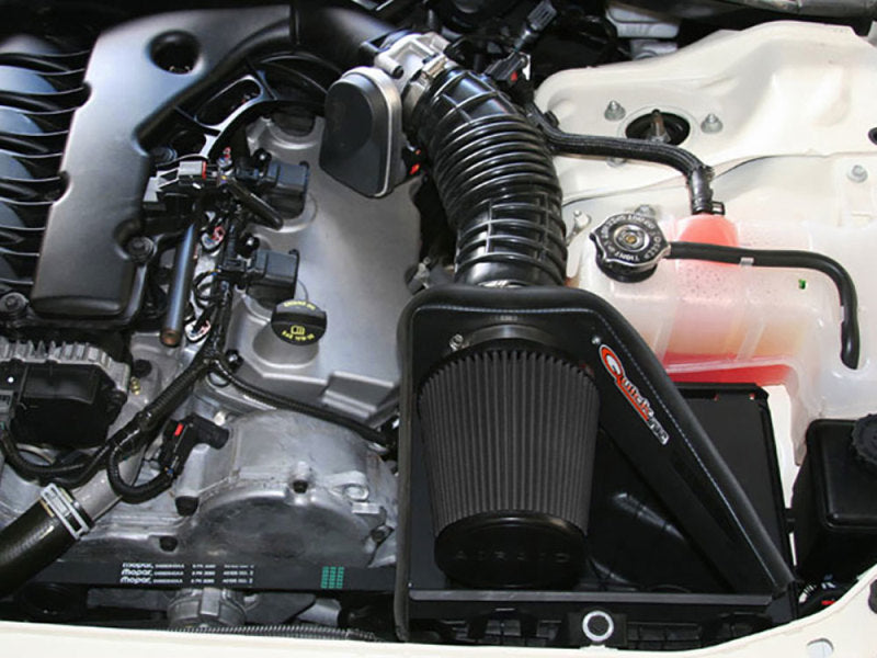 Airaid 05-08 Dodge Magnum / 06-10 Charger 2.7/3.5L CAD Intake System w/o Tube (Dry / Black Media) - DTX Performance