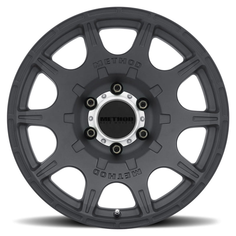 Method MR308 Roost 17x8.5 0mm Offset 6x5.5 106.25mm CB Matte Black Wheel - DTX Performance