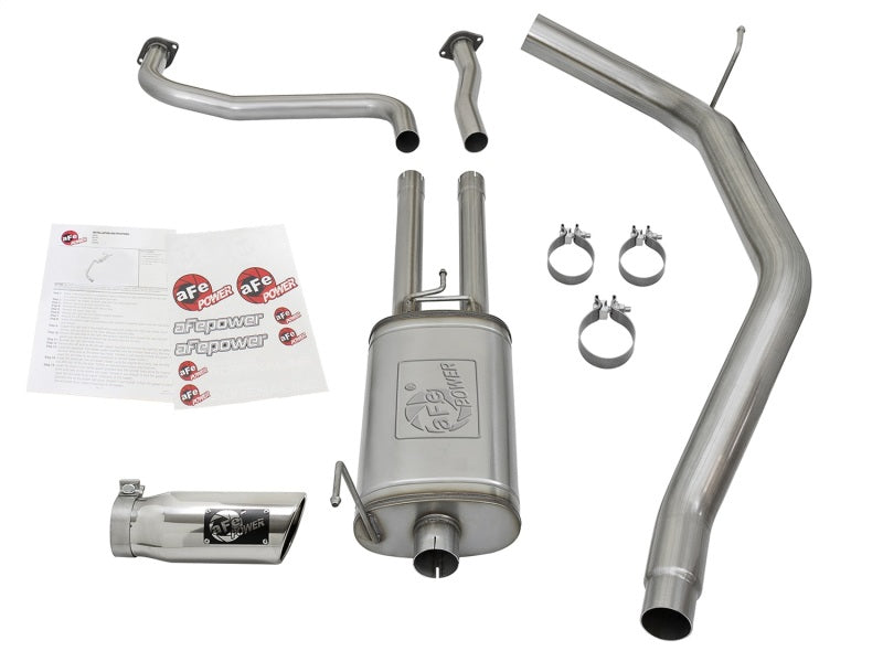 aFe MACH Force-Xp 2-1/2in Cat-Back Exhaust System w/ Polished Tip 16-17 Nissan Titan XD V8 5.6L - DTX Performance