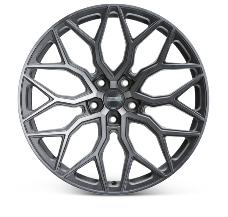 Vossen HF-2 20x9 / 5x120 / ET35 / Flat Face / 72.56 - Tinted Matte Gunmetal Wheel - DTX Performance